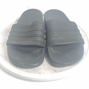 Adidas Black Adilette Slides Men’s Size 8 Casual Sandals